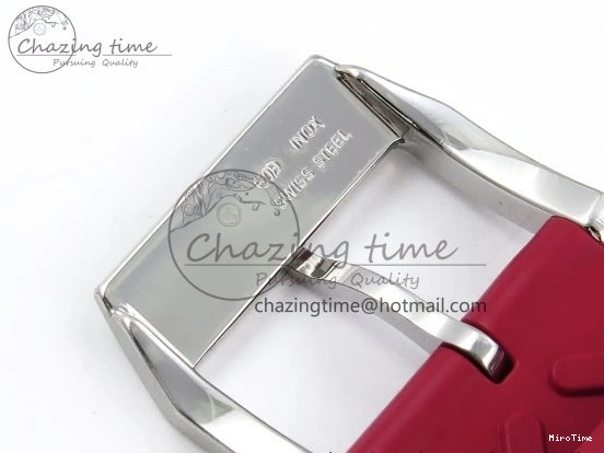 MIROTIME 0311 Reliable Portuguese Chrono IW3716 Z+F 1:1 Best Edition Red Dial on Red Rubber Strap A 7015